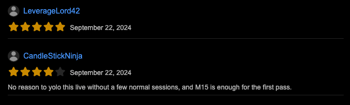 Customer reviews for Cross EMA Pro on cTrader